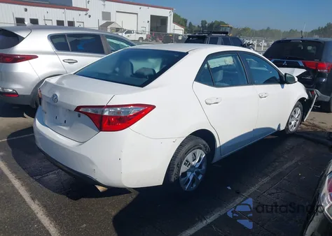 2016 Toyota Corolla L z USA, uszkodzony, nr VIN 2T1BURHE3GC715954
